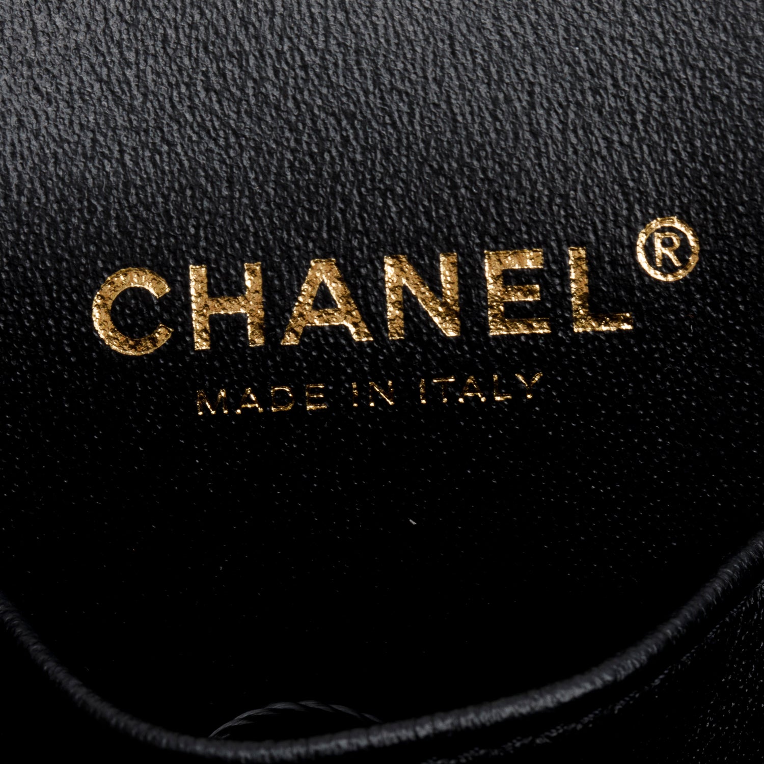 Chanel Black Caviar Quilted Small Top Handle Vanity Case w/ Chain