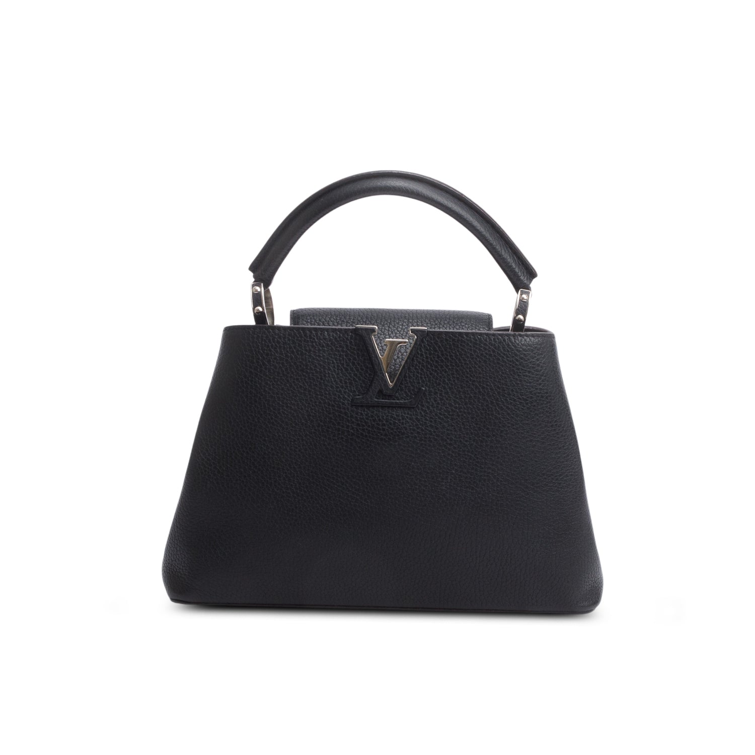 Louis Vuitton Black Taurillon Mini Capucines w/ Strap