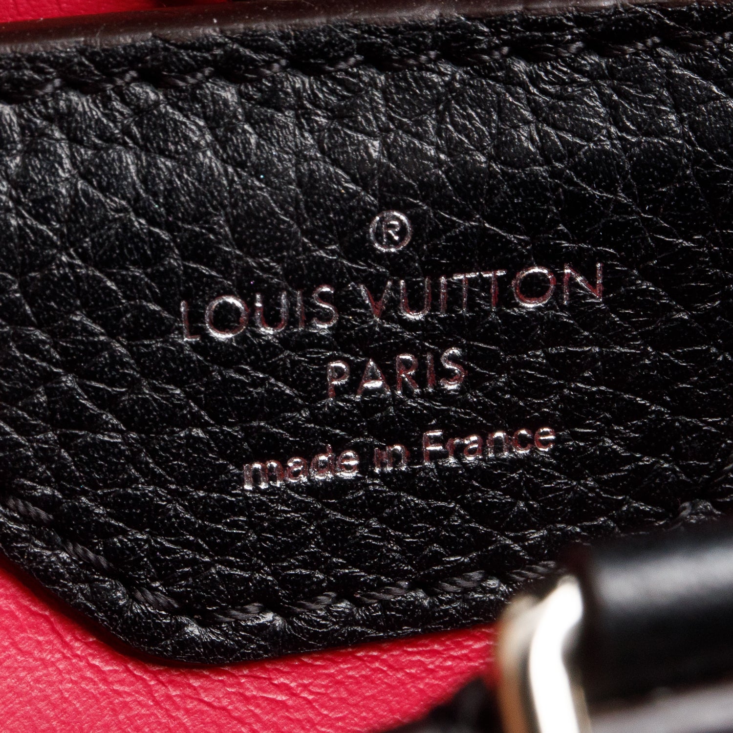 Louis Vuitton Black Taurillon Mini Capucines w/ Strap