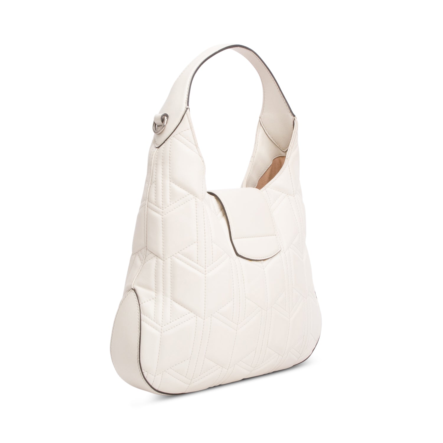 Gucci White Leather Matelasse Dionysus Hobo w/ Strap