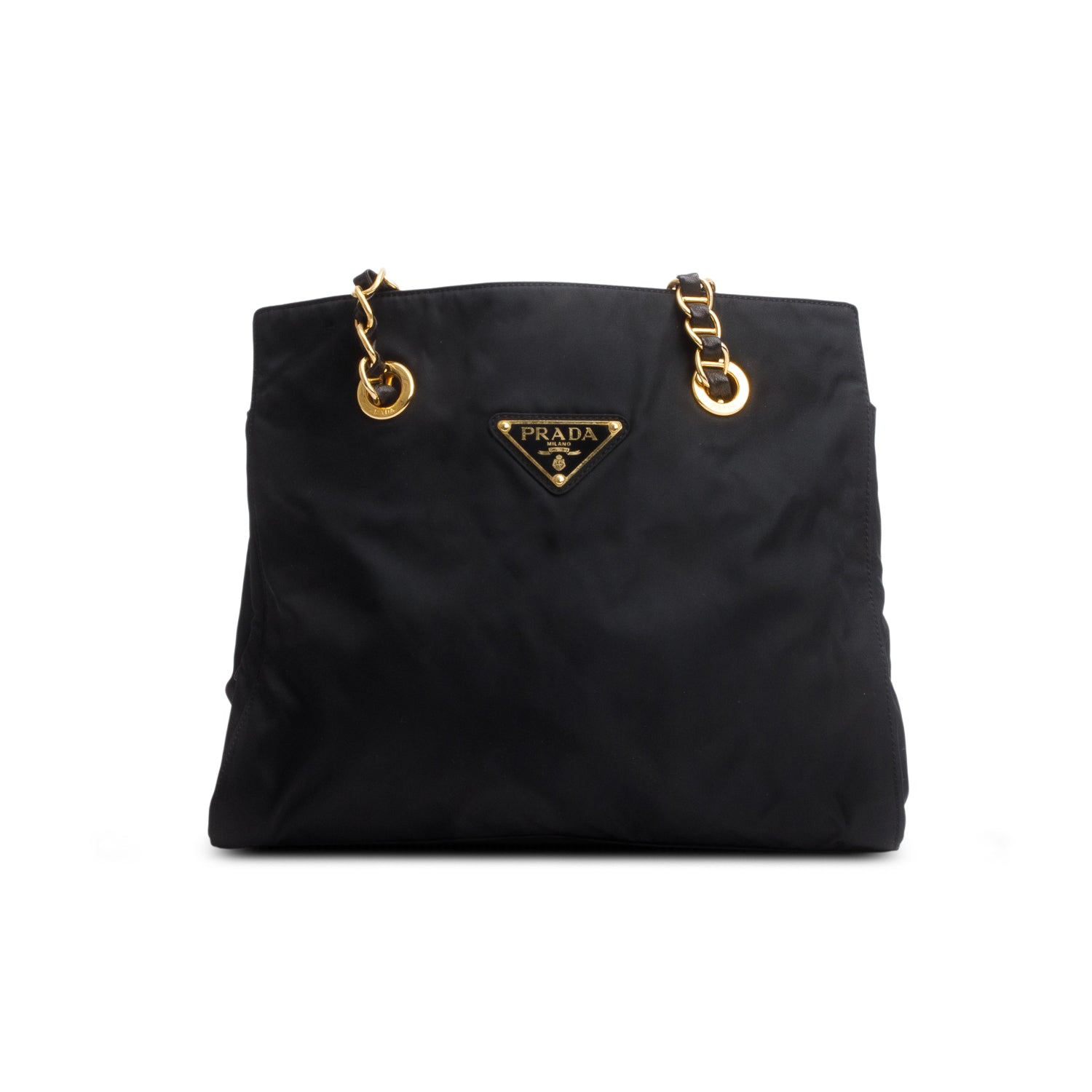 バッグ PRADA TESSUTO MARCHIO NERO (BLACK) Prada Tessuto Buckle Crossbody Bag – OLIVER'S