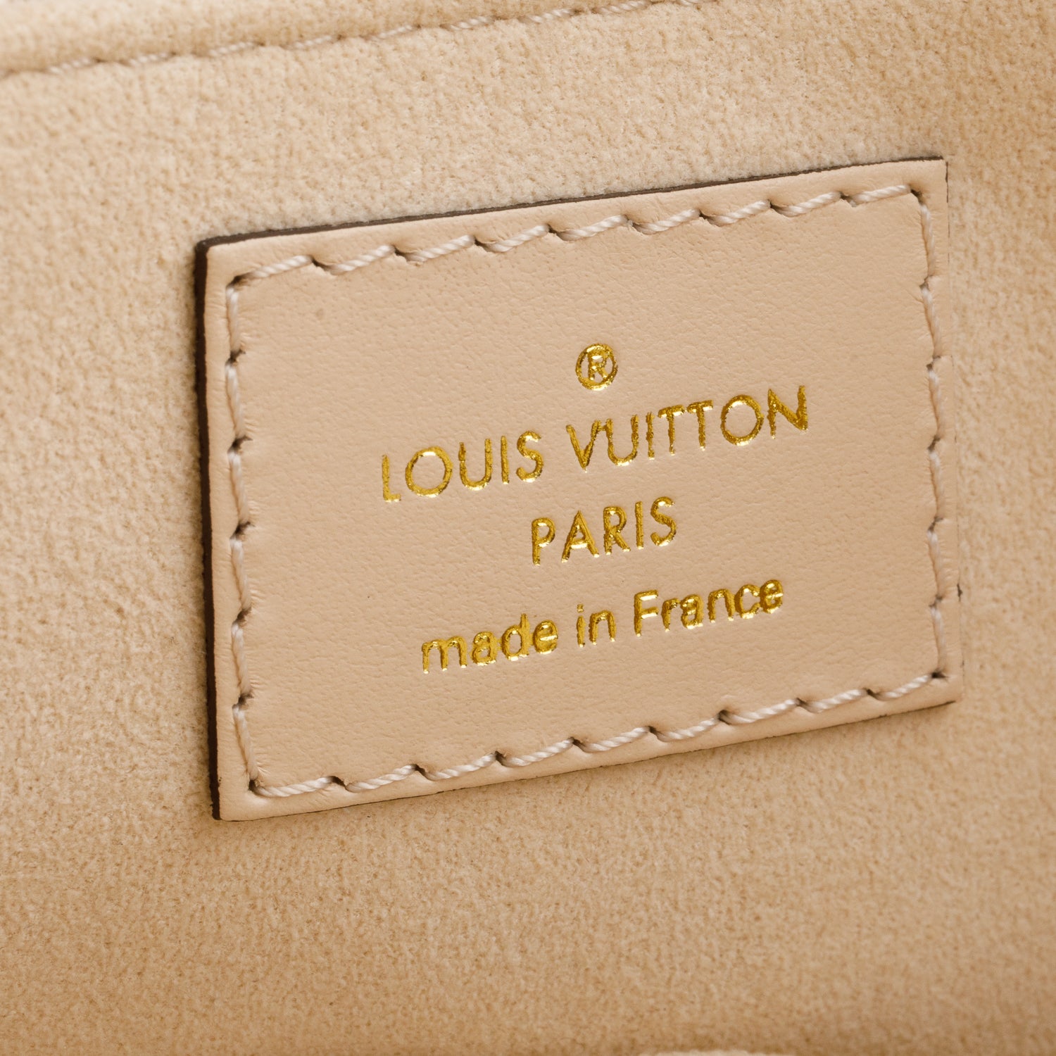 Louis Vuitton Cream Empreinte Monogram Giant OnTheGo MM Tote