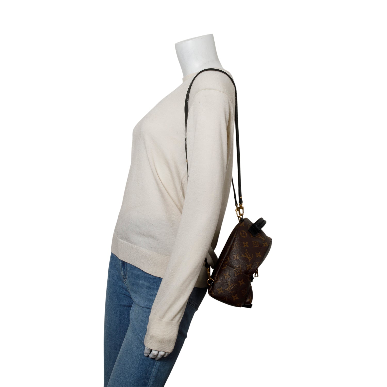 Louis Vuitton Monogram Palm Springs Mini Backpack w/ Box & Receipt