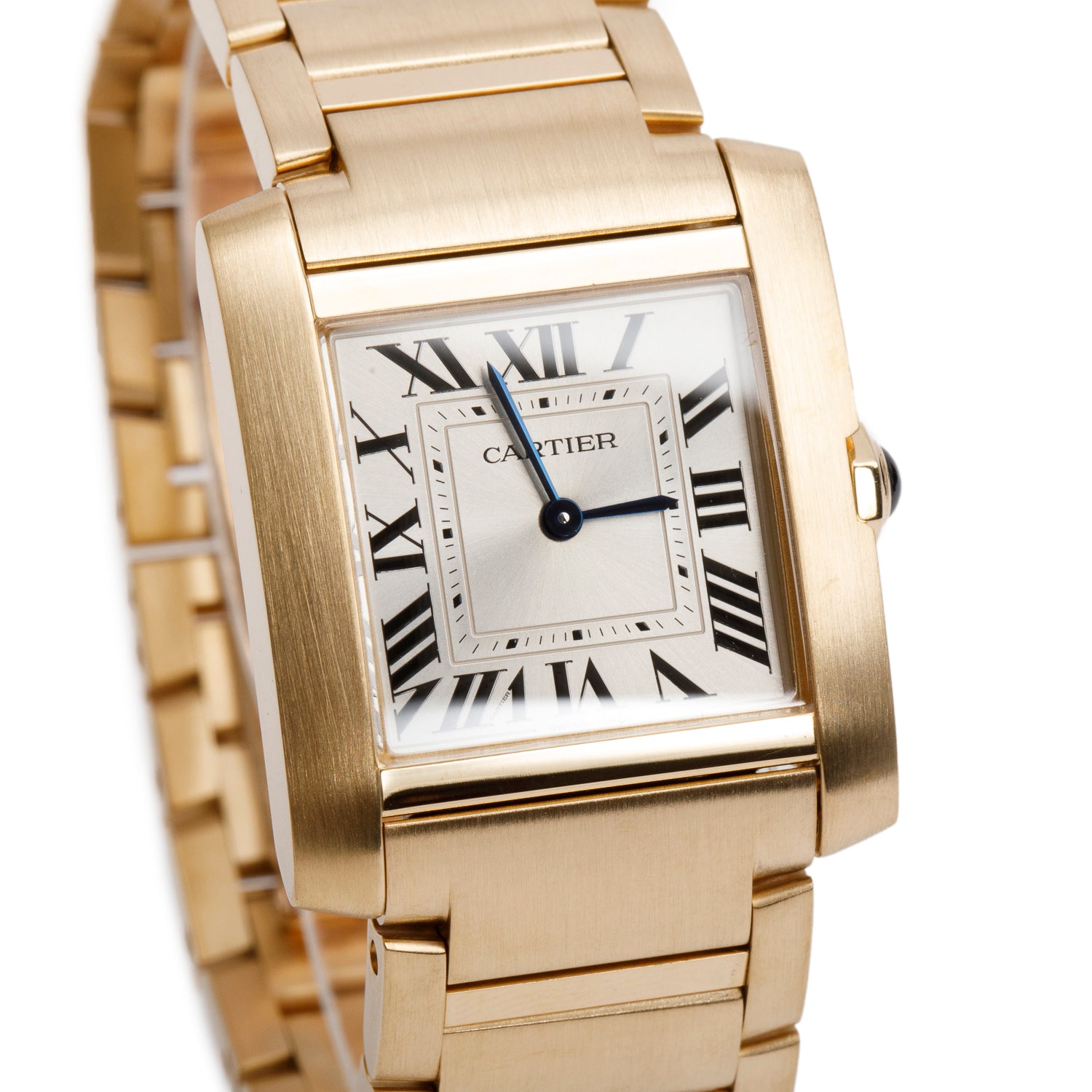 Cartier 2024 18k Yellow Gold Tank Francaise Watch, Medium Model 4456 w/ Box & Papers