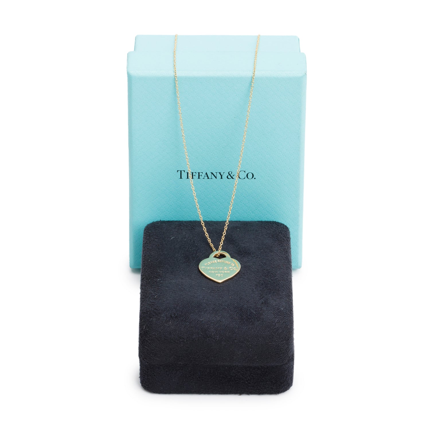 Tiffany & Co. 18k Yellow Gold Return to Tiffany Small Heart Tag