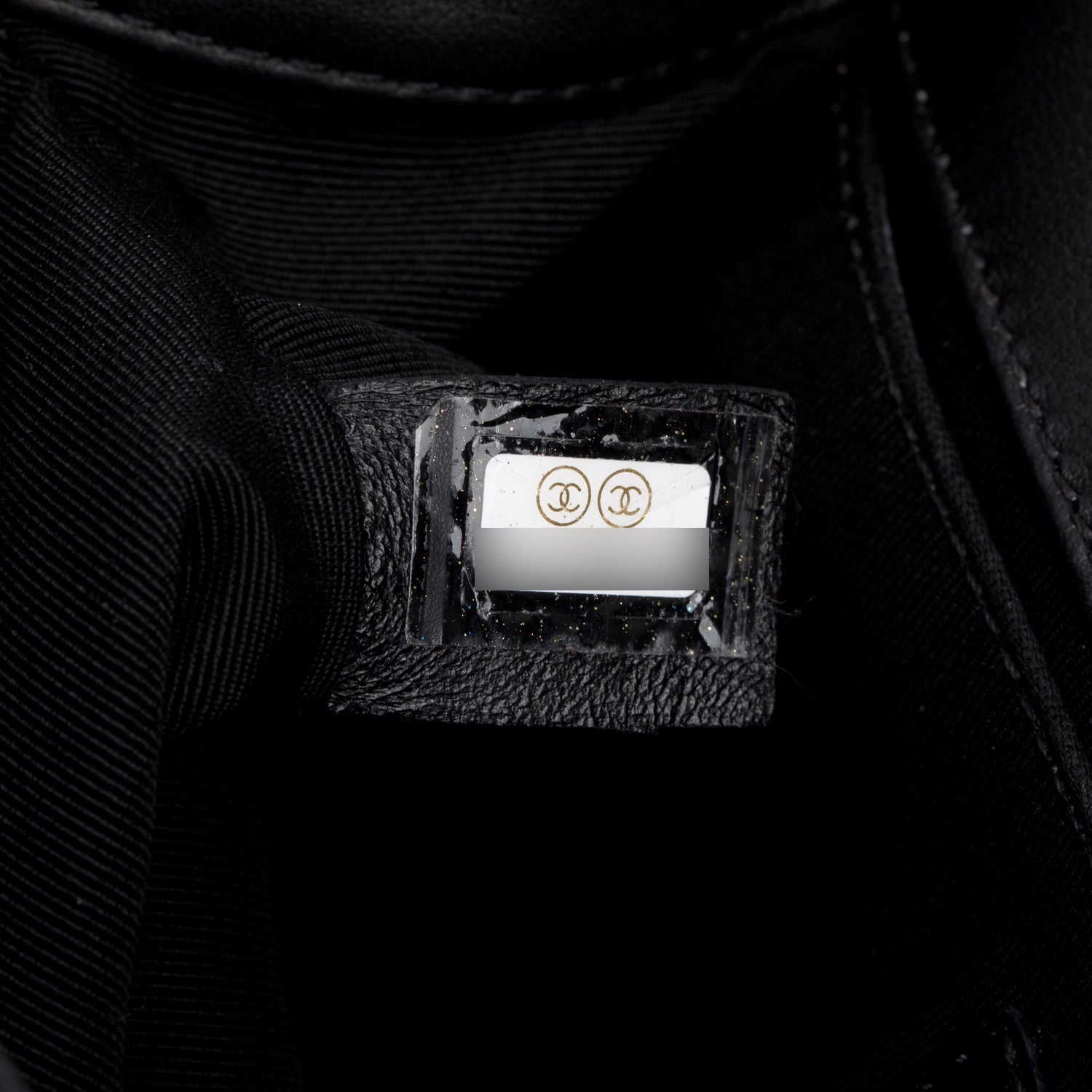 Chanel 2021 Black Quilted Lambskin Leather Small Boy Bag w/ Box, Receipt and Authenticity Card