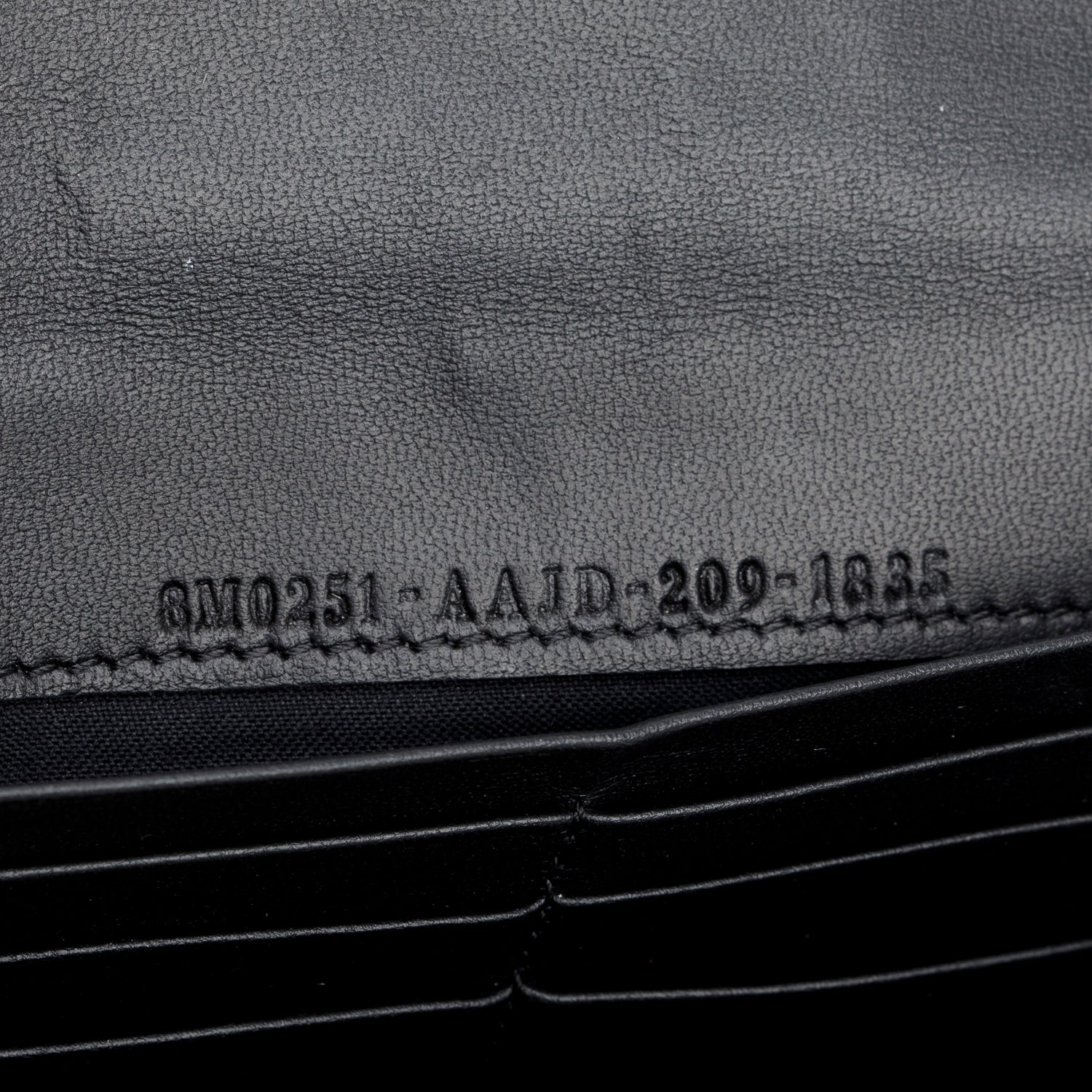 Fendi Black Nappa Mattisse FF Embossed Continental Wallet w/ Box