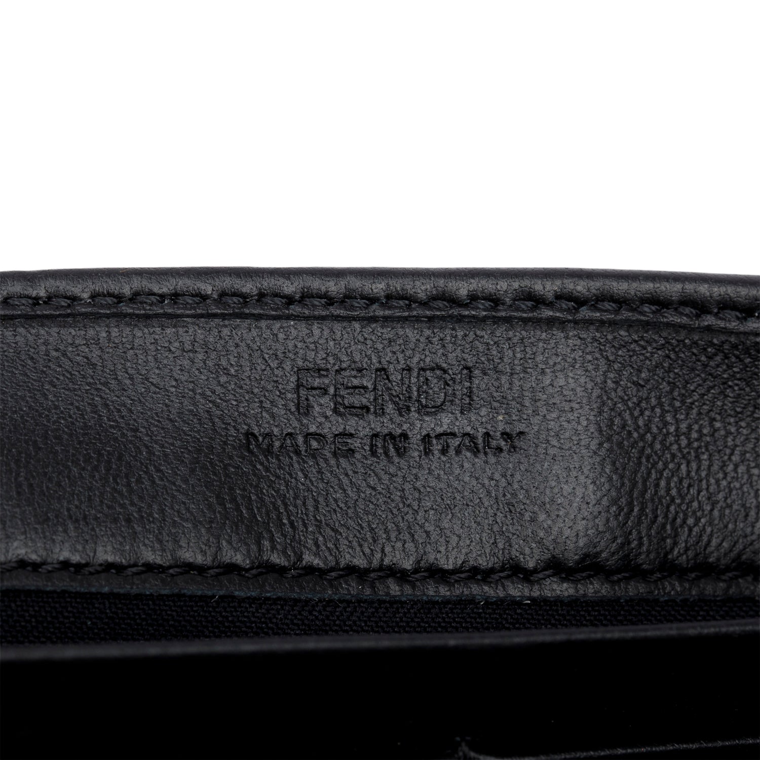 Fendi Black Nappa Mattisse FF Embossed Continental Wallet w/ Box