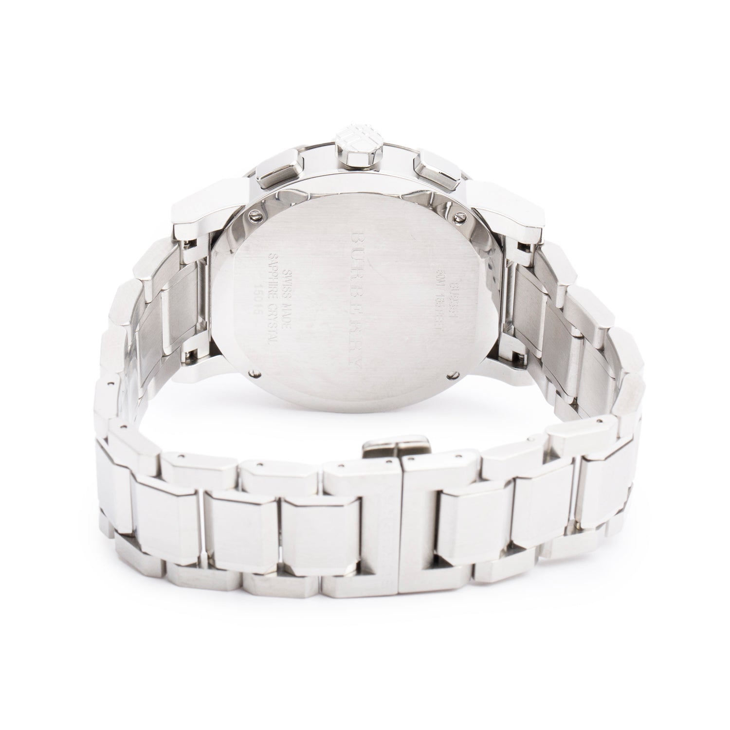 Burberry Stainless Steel BU9351 The City 42 MM Chronograph Watch w/ Box