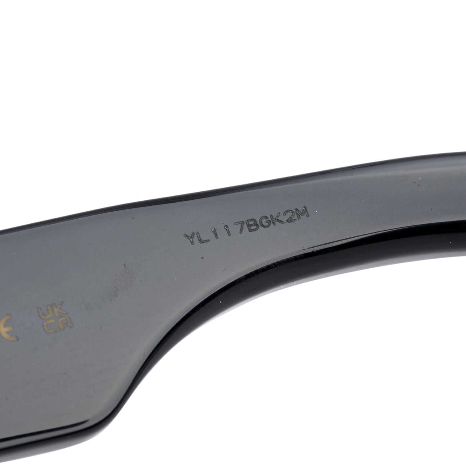 Gucci GG1296S Black Acetate Rectangle Sunglasses w/ Case