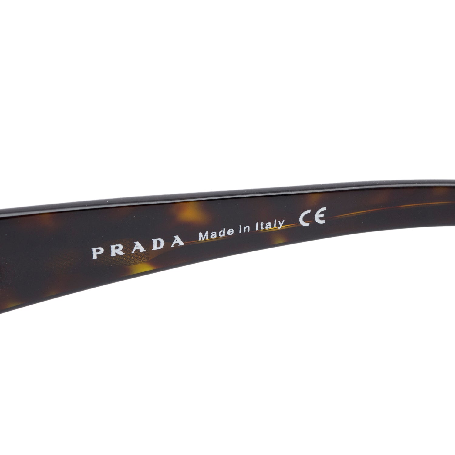 Prada SPR18I Tortoise Acetate Butterfly Frame Sunglasses w/ Box
