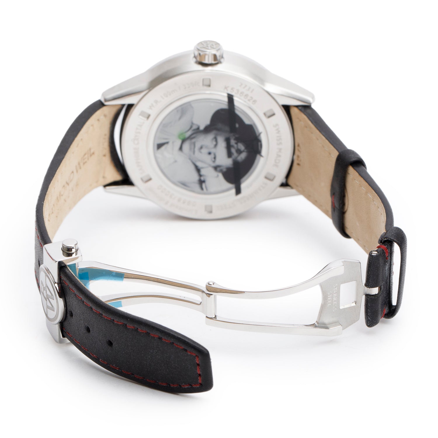 Raymond Weil Stainless Steel Freelancer David Bowie 42 MM Limited Edition Automatic Watch w/ Box & Papers