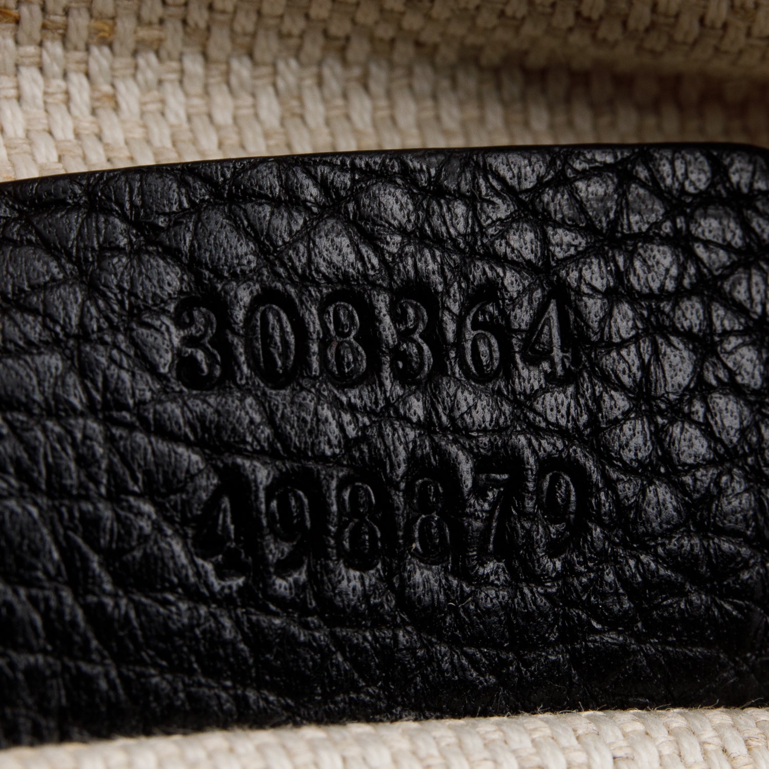 Gucci Black Pebbled Calfskin Small Soho Disco Bag