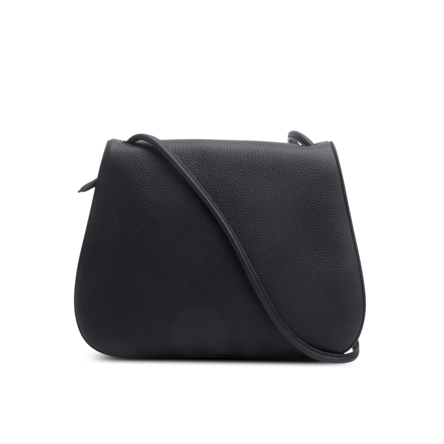 The Row Black Leather Jill Lux Crossbody Bag