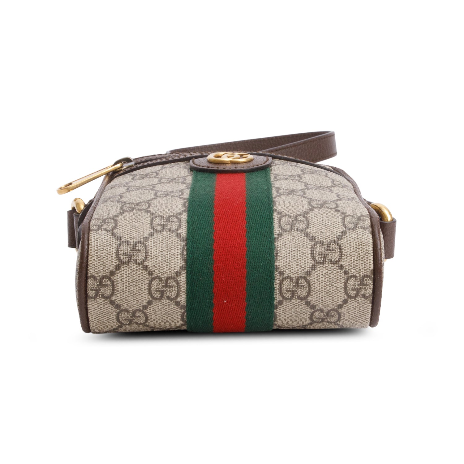 Gucci GG Supreme Monogram Web Mini Ophidia Messenger w/ Box