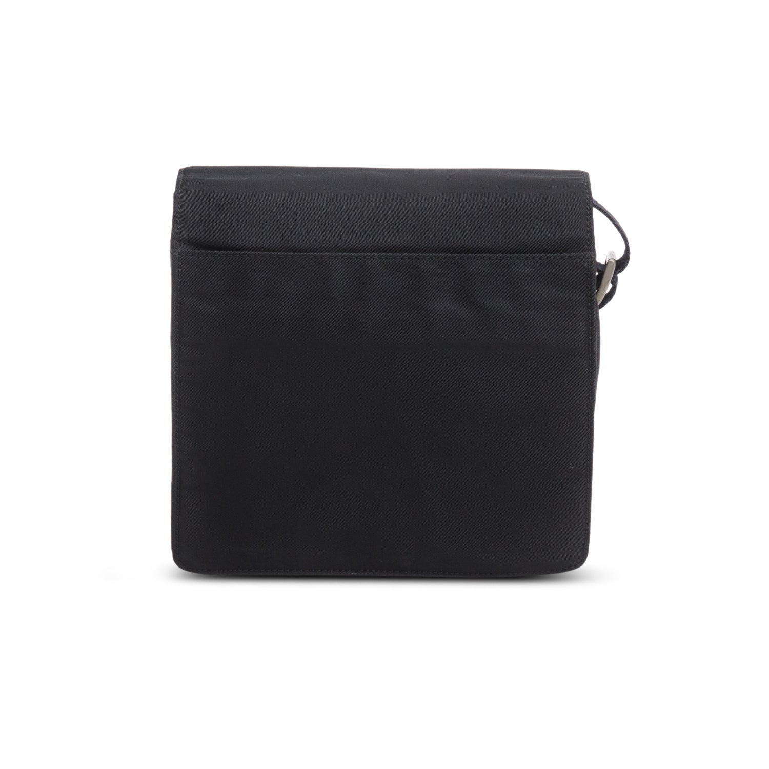 Prada Black Tessuto Nylon Saffiano Crossbody Bag