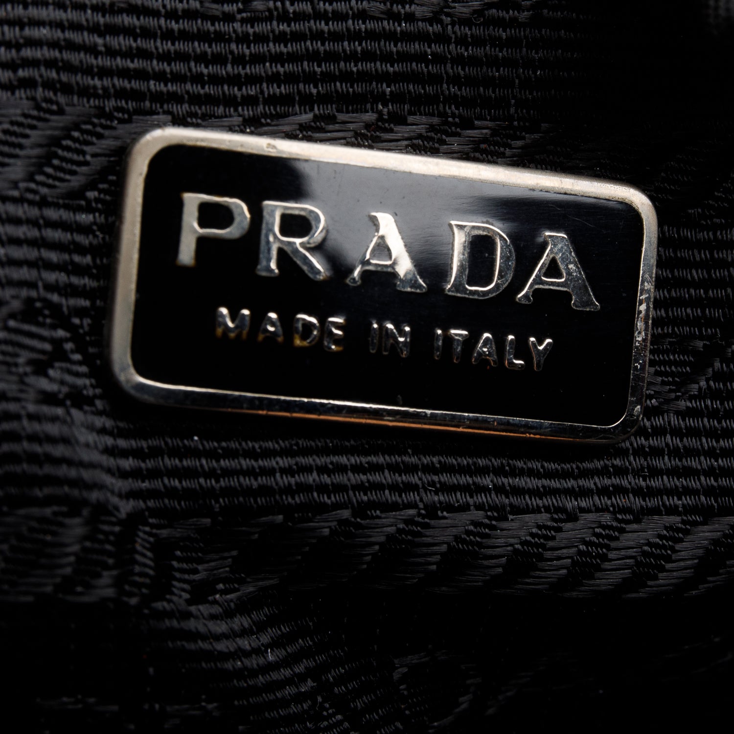 Prada Black Tessuto Nylon Saffiano Crossbody Bag