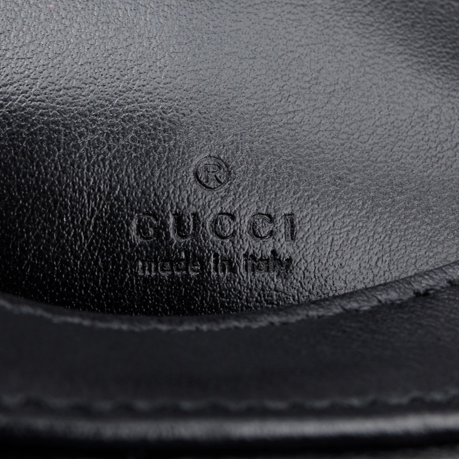 Gucci Black Calfskin Matelasse Chevron Mini GG Marmont Half Moon Hobo w/ Box & Strap