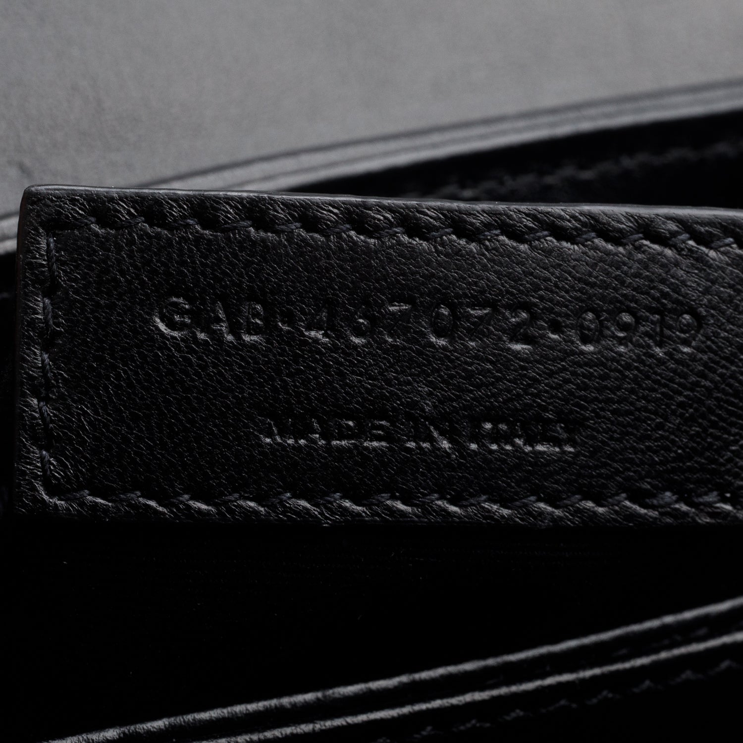 Saint Laurent Black Calfskin Y Quilted Monogram Toy Loulou Crossbody Bag w/ Box