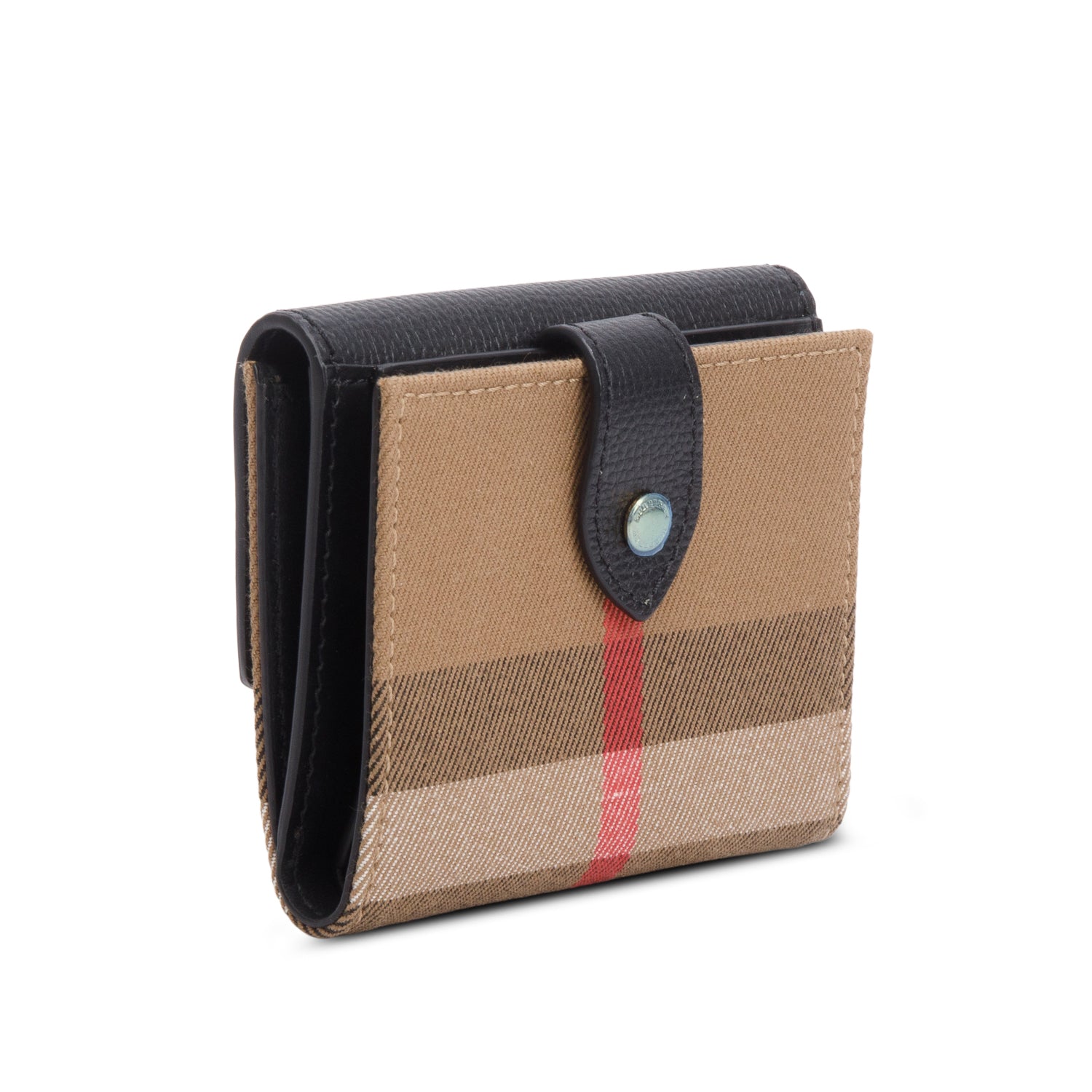 Burberry Black House Check Luna French Wallet