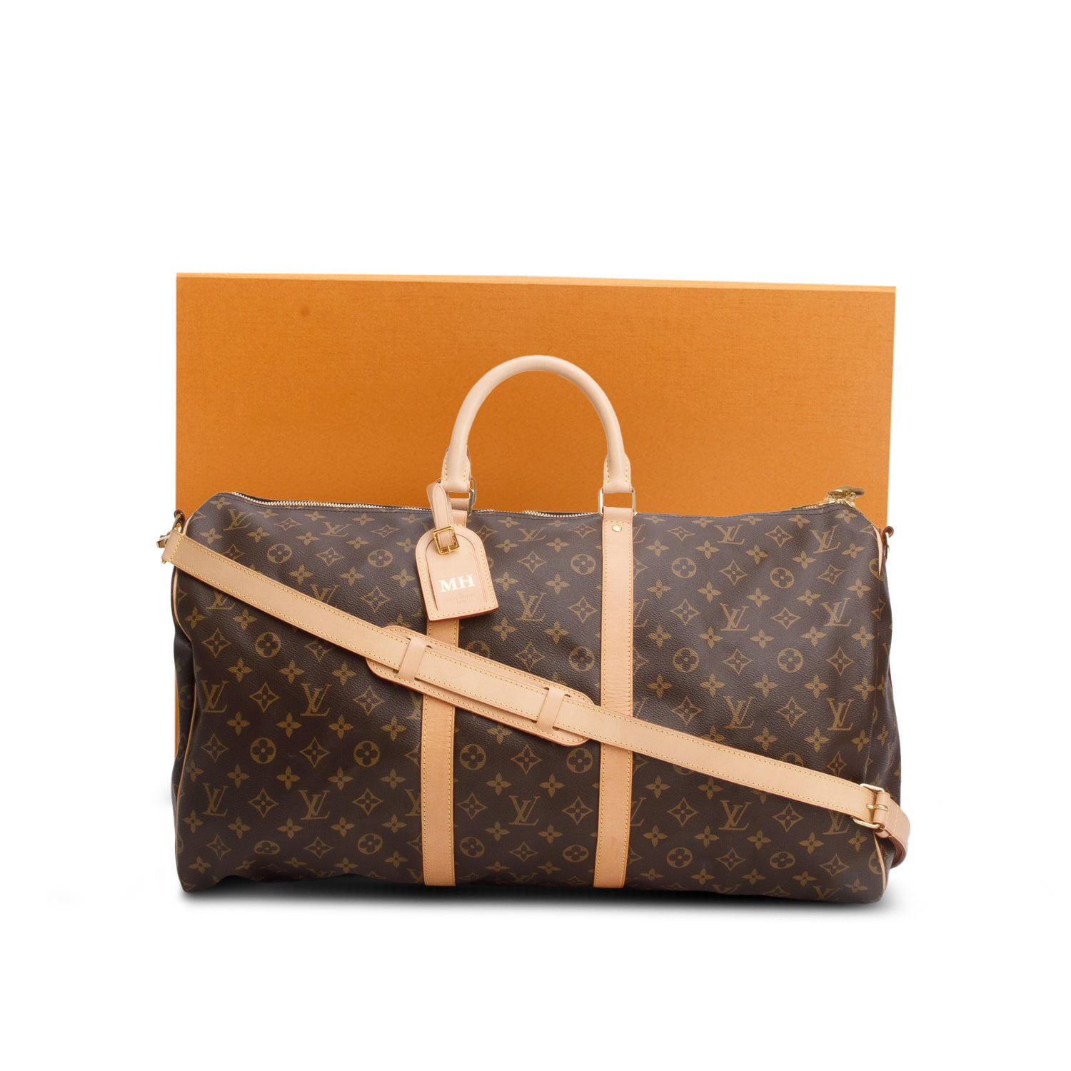 Louis Vuitton Monogram Keepall Bandouliere 55 w/ Box & Strap