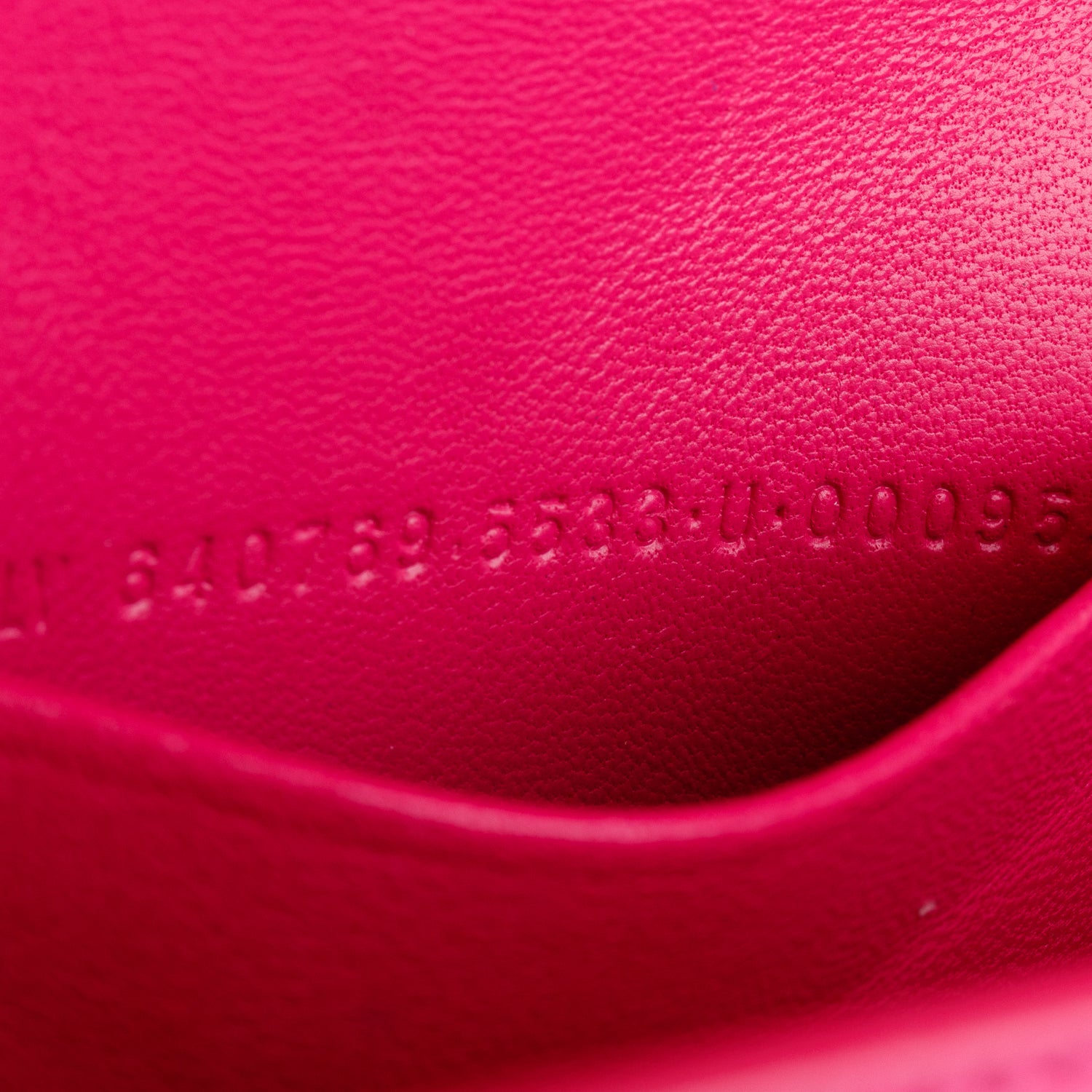 Balenciaga Pink Grained Calf Leather Hourglass Phone Holder w/ Box & Chain