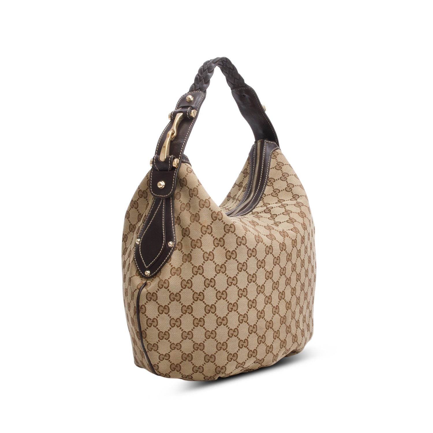 Gucci GG Monogram Canvas Large Pelham Hobo