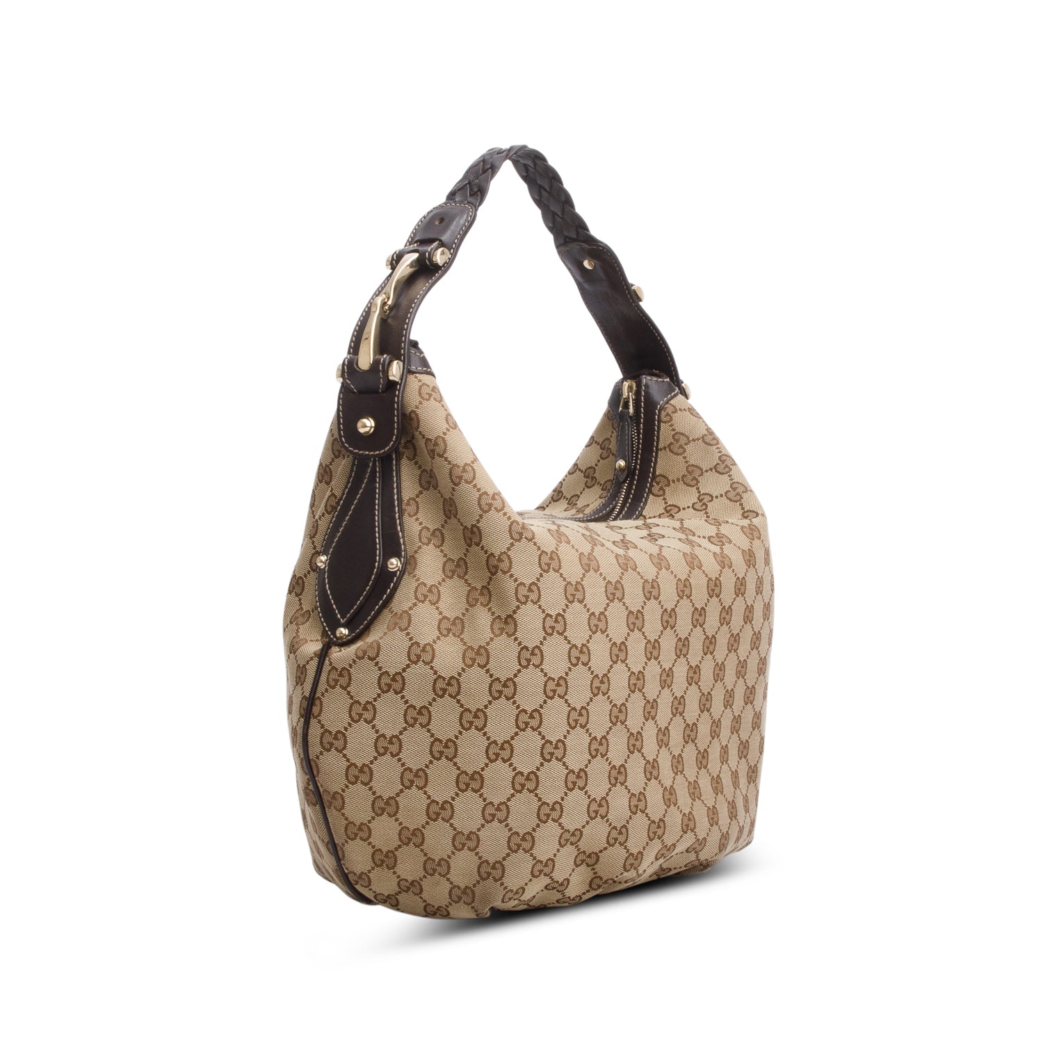 Gucci GG Monogram Canvas Large Pelham Hobo
