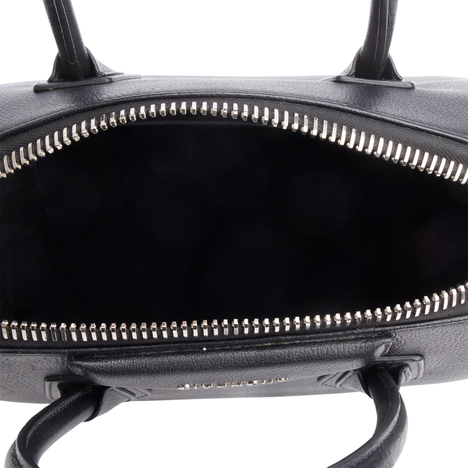 Givenchy Black Sugar Goatskin Medium Antigona w/ Strap