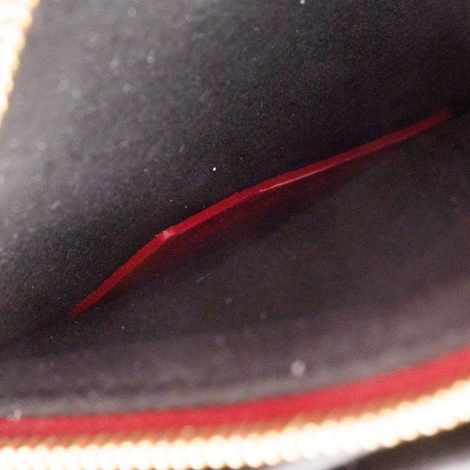 Alexander McQueen Red Calfskin Leather Crystal Smalll Jewelled Knuckle Shoulder Bag