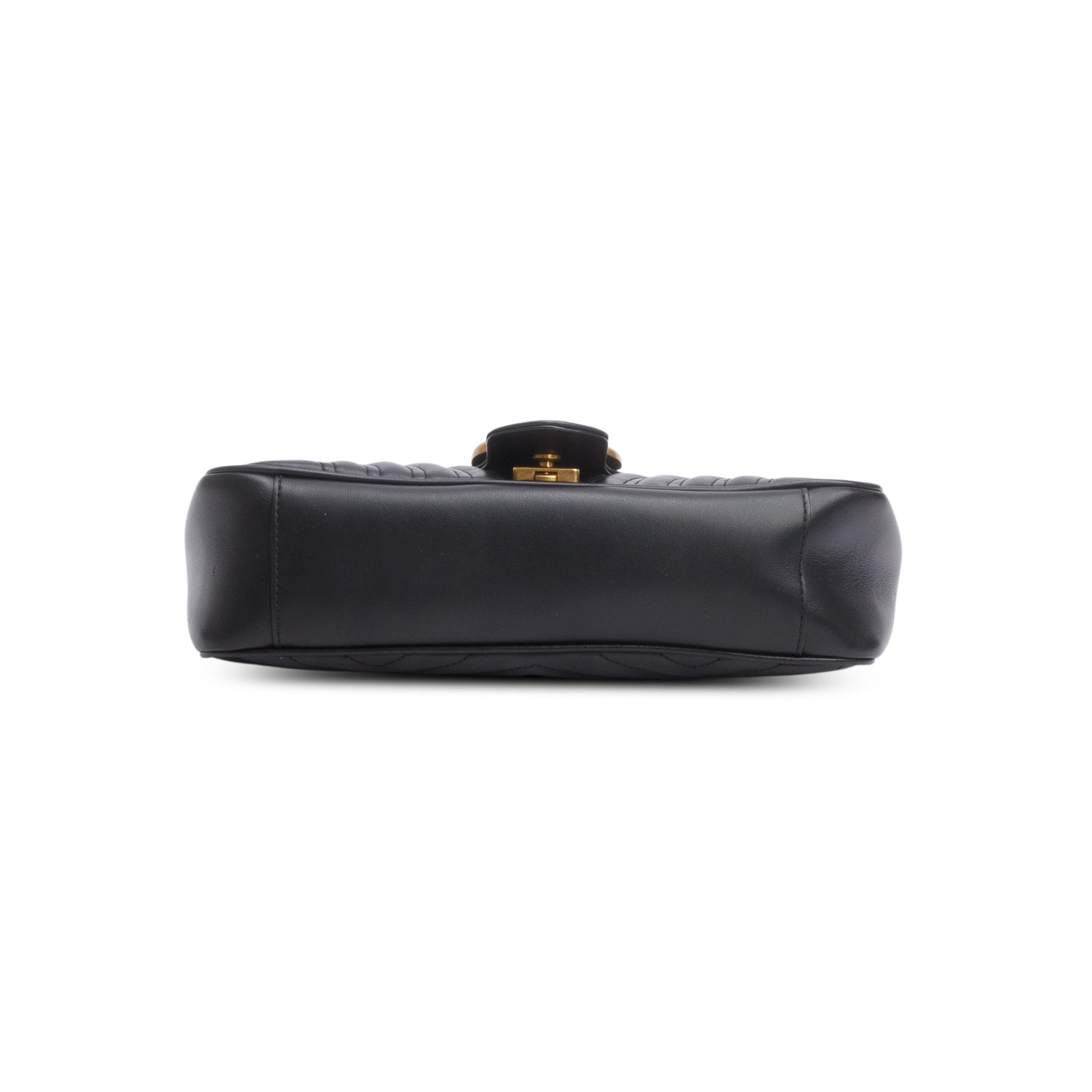 Gucci Black GG Marmont Matelasse Medium Shoulder Bag