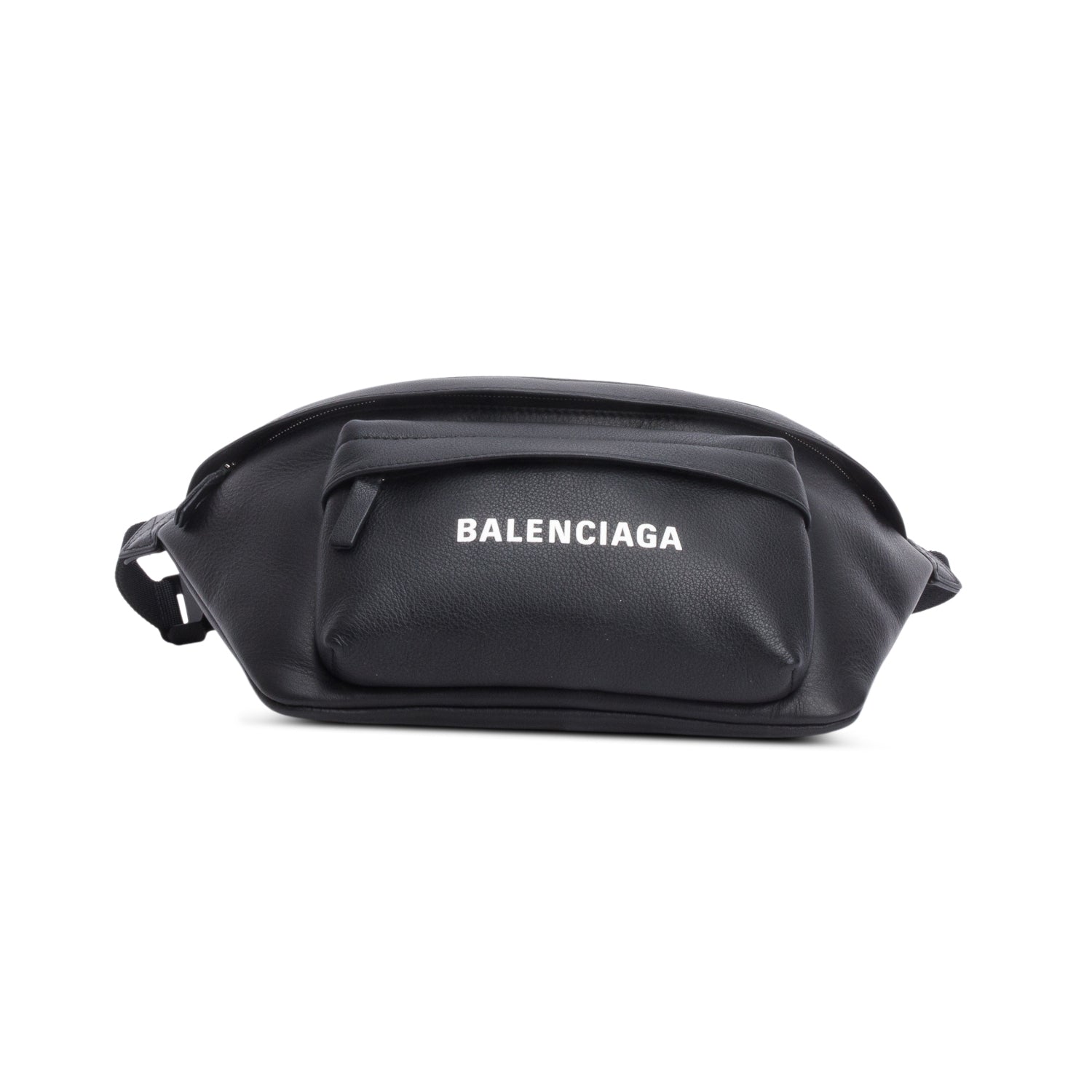 Balenciaga Black Calfskin Leather Everyday Belt Bag