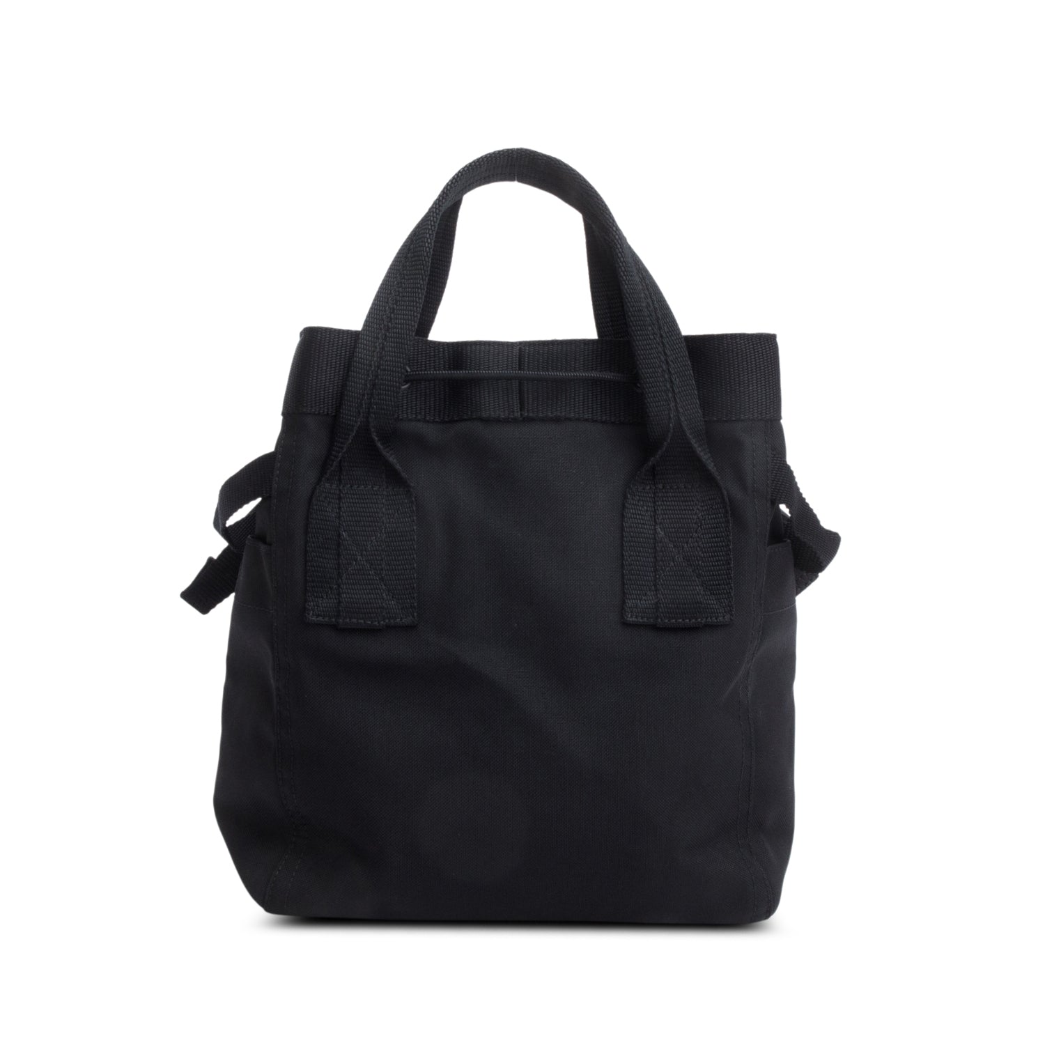 Balenciaga Black Canvas Logo Patch Tote Bag w/ Strap