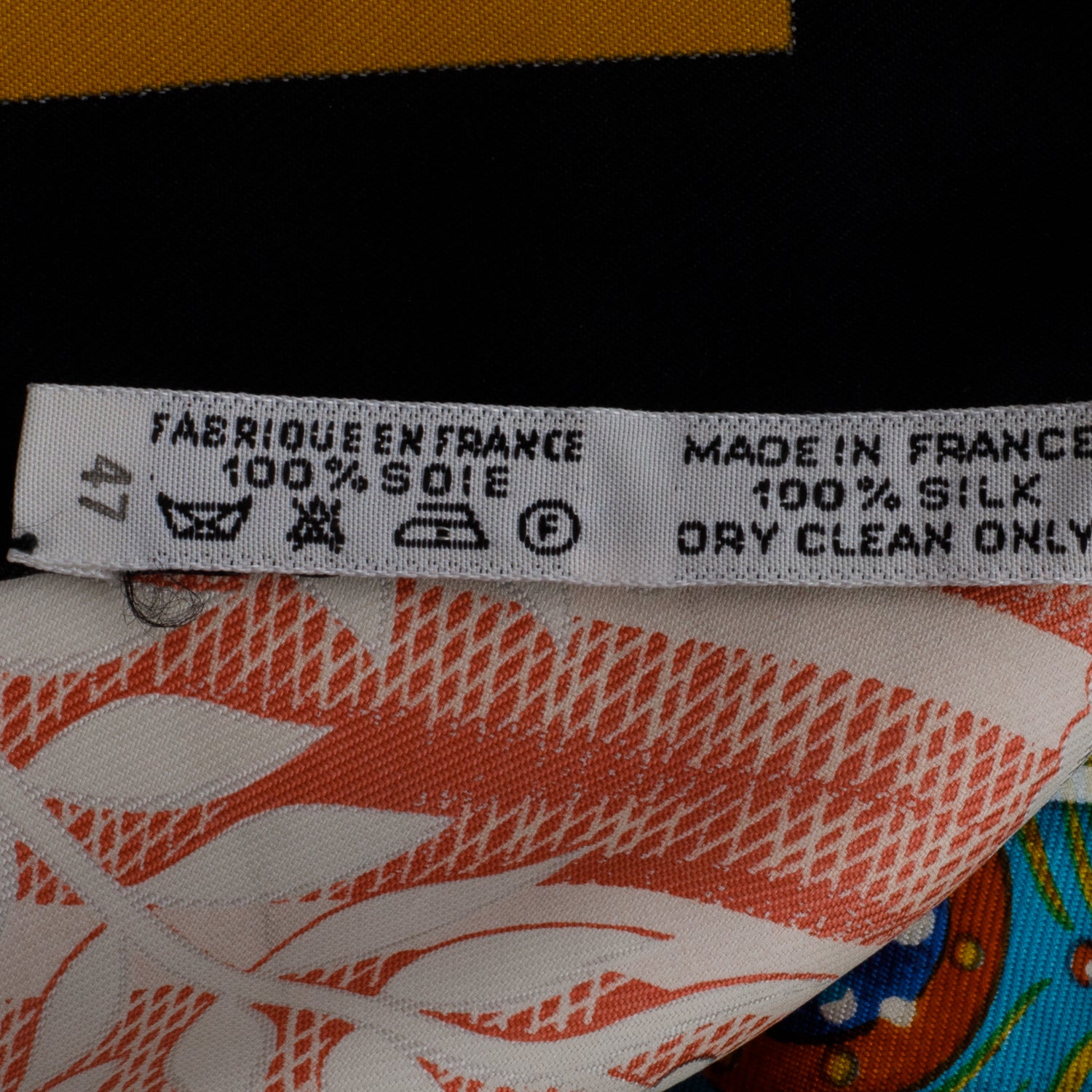 Hermes Multicolor 'Brise de Charme' Silk Scarf 90 w/ Box