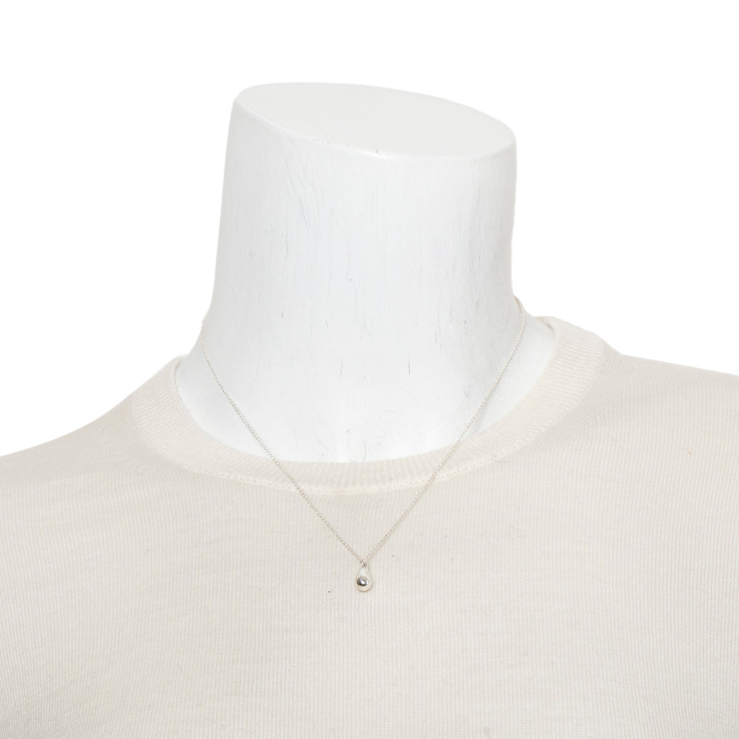 Tiffany & Co. Elsa Peretti Sterling Silver Teardrop Pendant Necklace