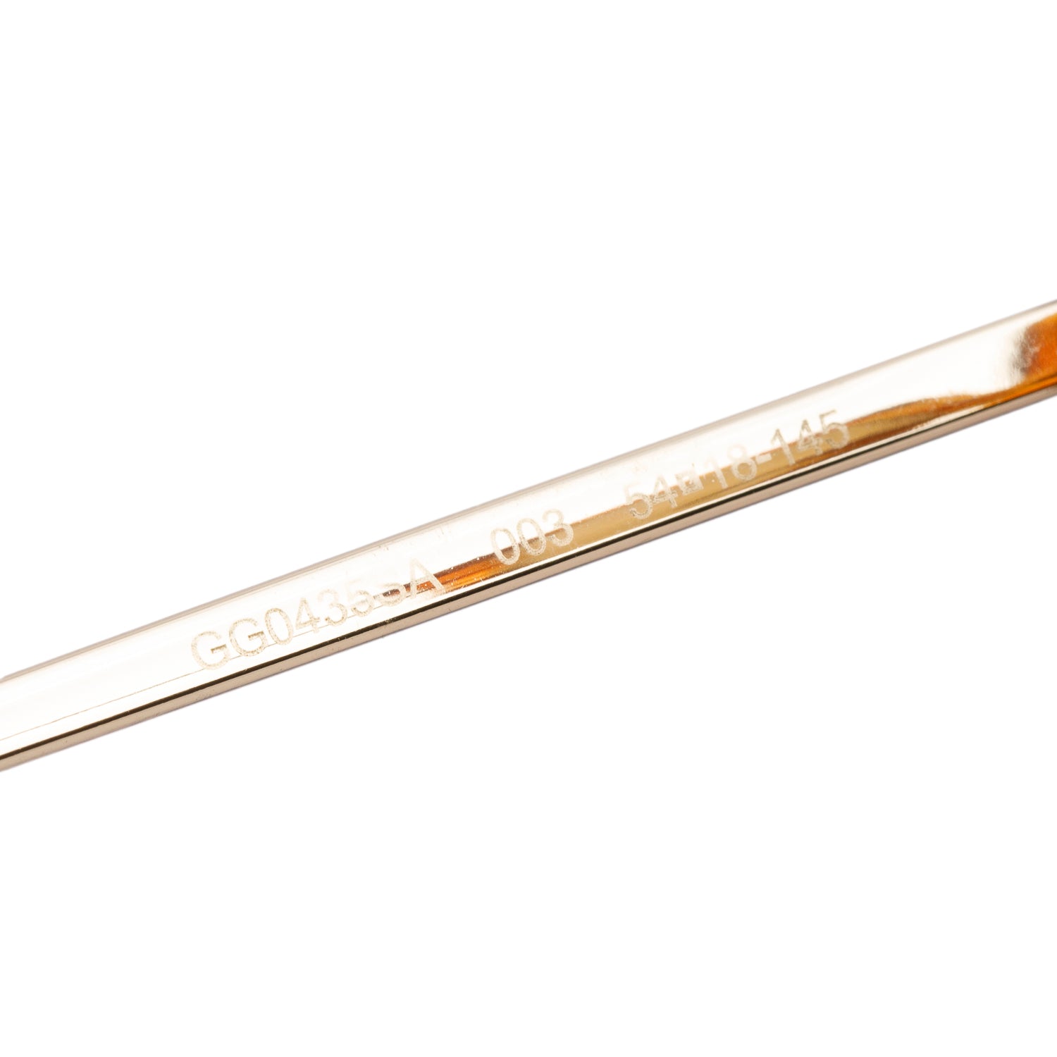 Gucci GG0435SA Tortoise Acetate Square Sunglasses w/ Case