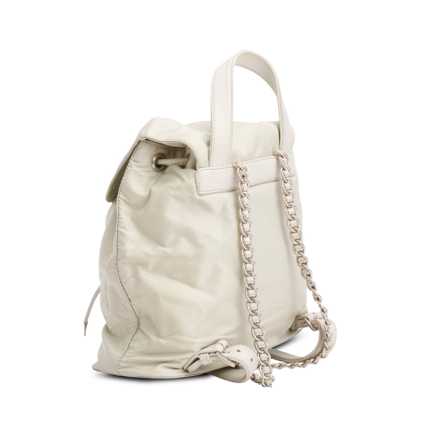 Prada Grey Tessuto Nylon Backpack