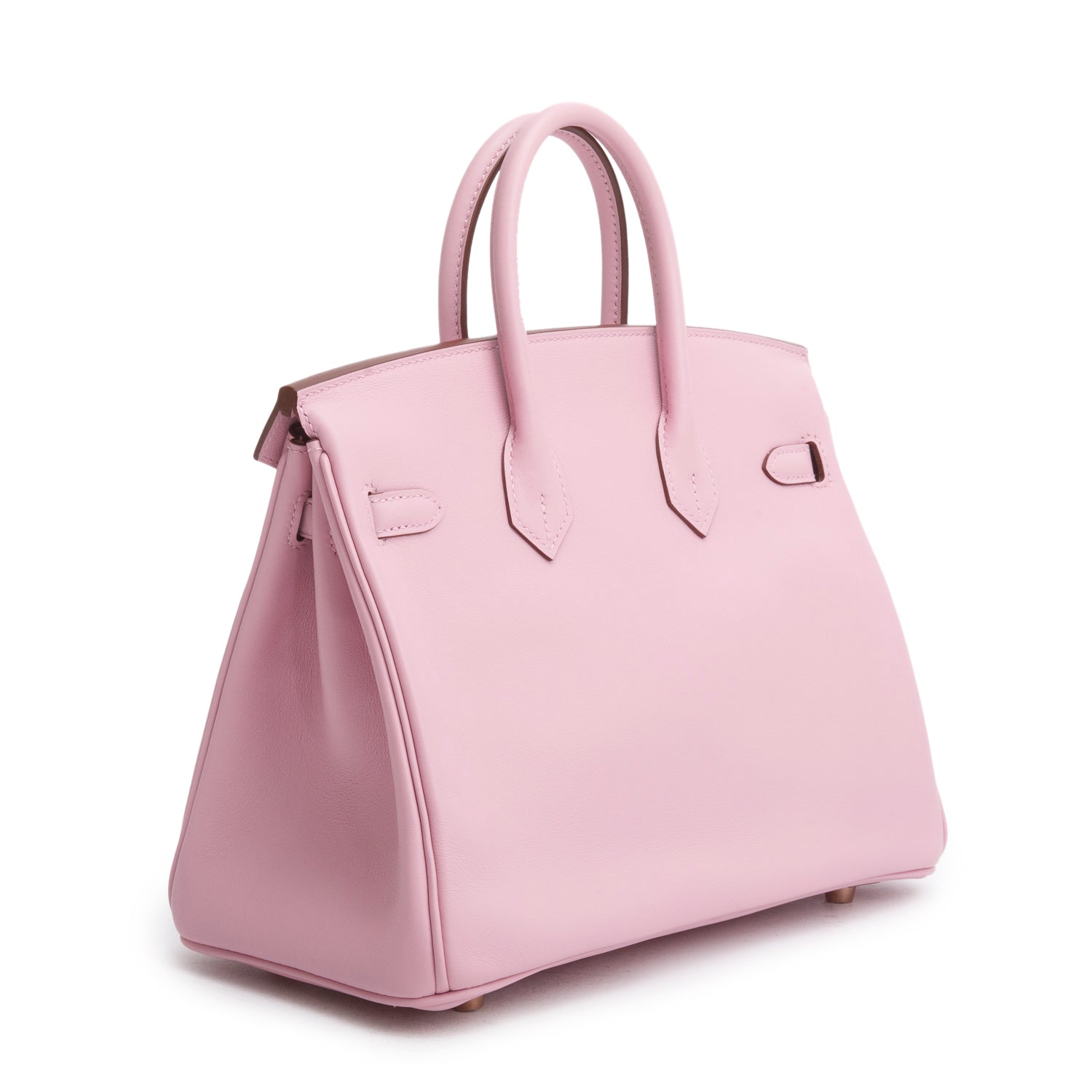 Hermes 2022 Mauve Sylvestre Swift Birkin 25 w/ Box & Receipt