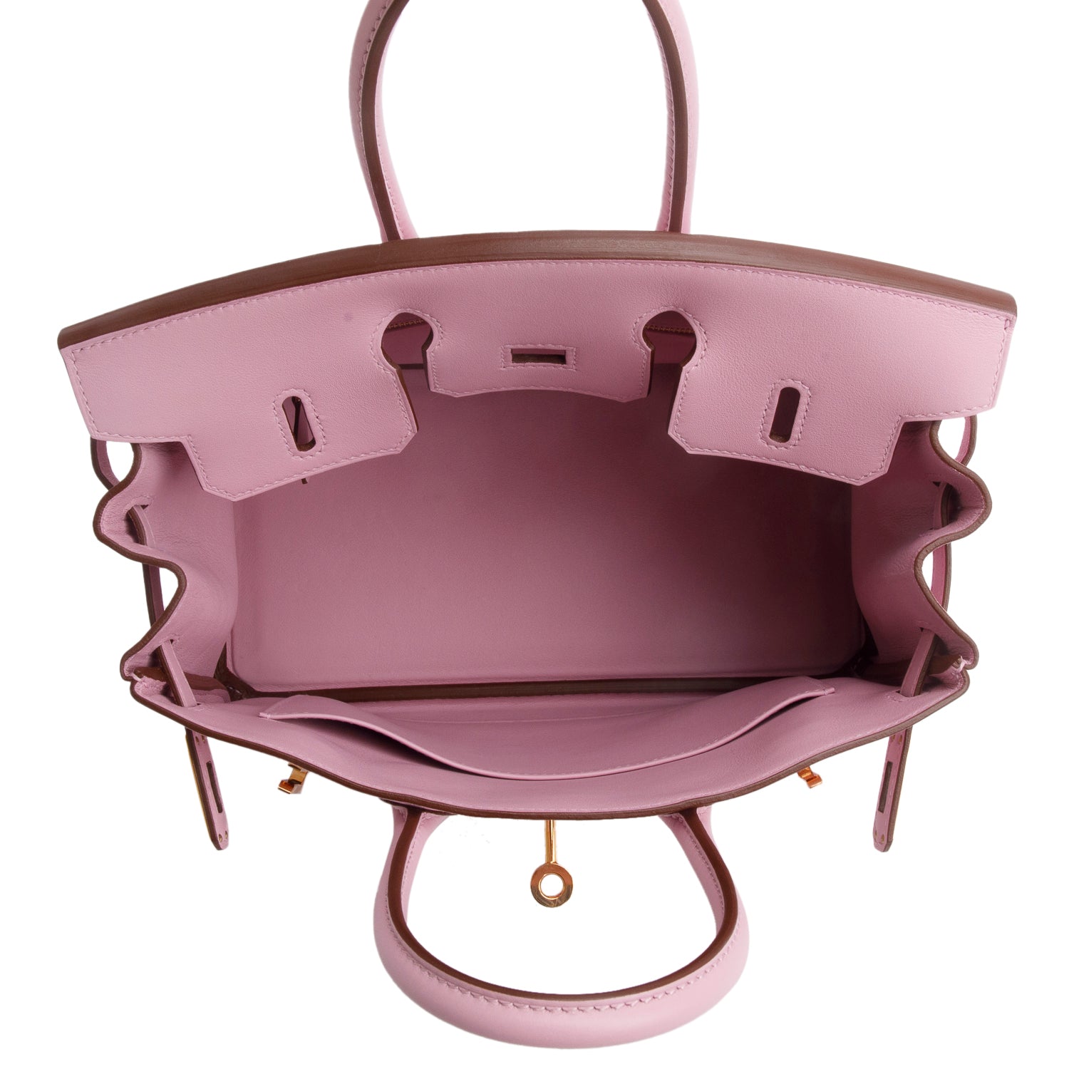 Hermes 2022 Mauve Sylvestre Swift Birkin 25 w/ Box & Receipt