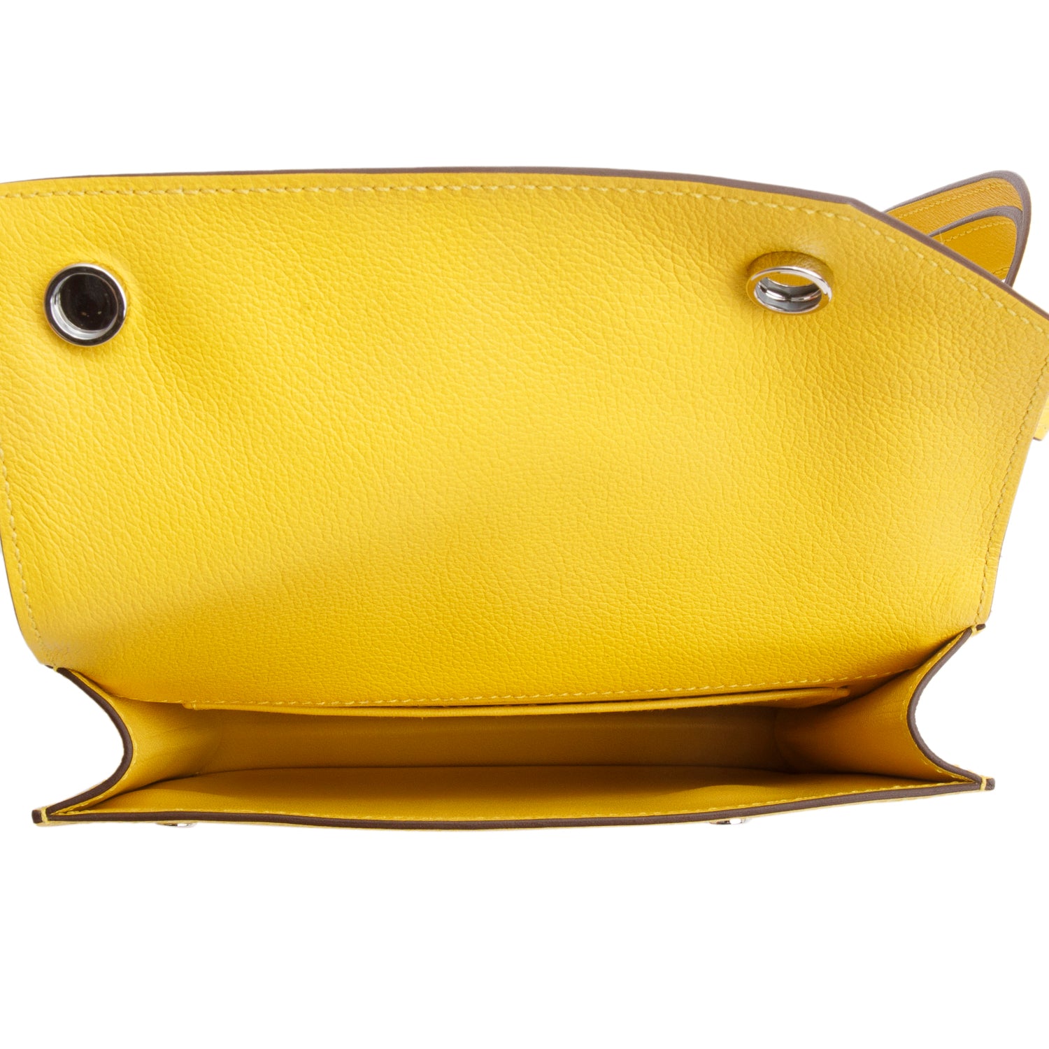 Hermes Jaune de Naples Evercolor Twins Bag w/ Box