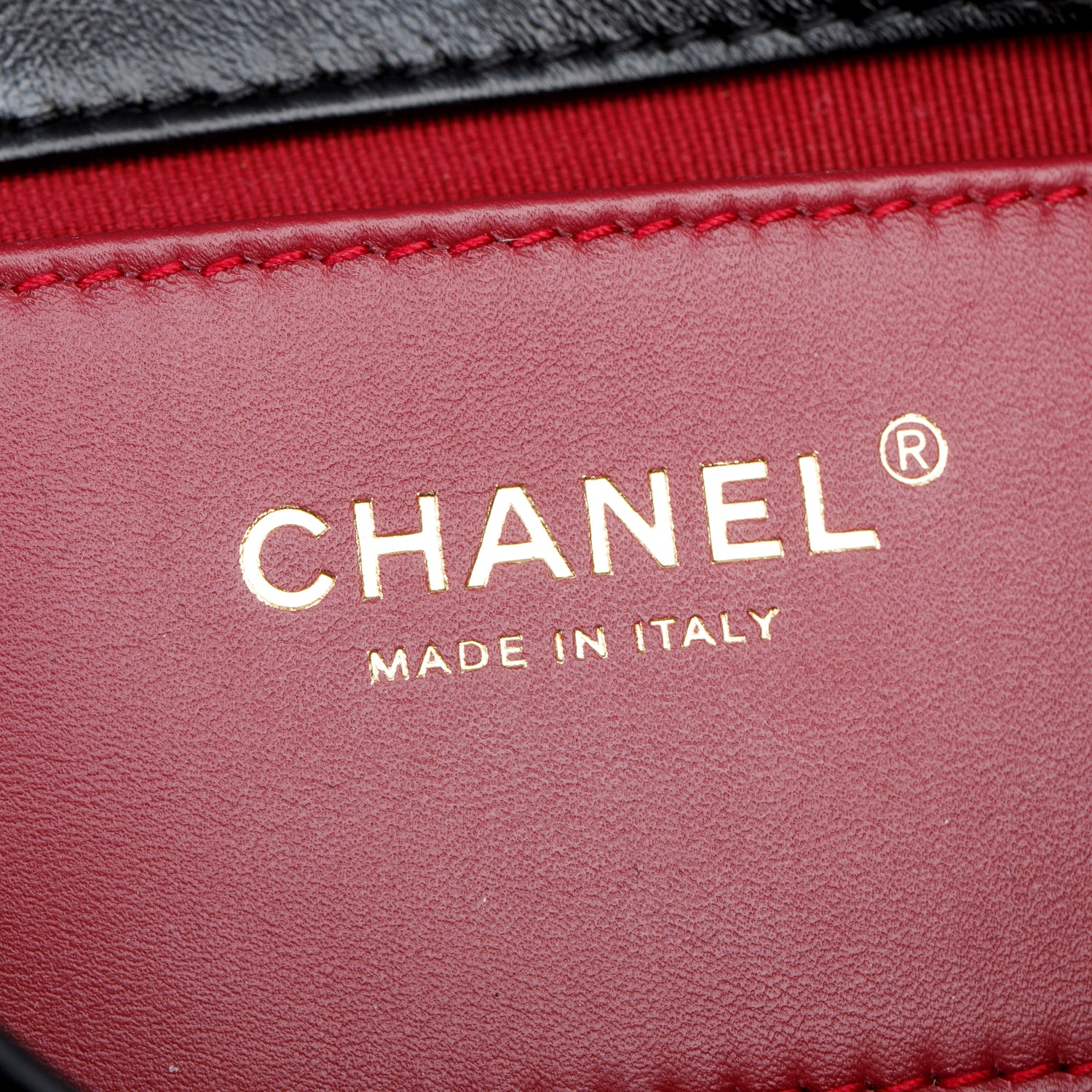 Chanel Black Quilted Calfskin Leather Mini CC Matelasse Flap Bag w/ Box