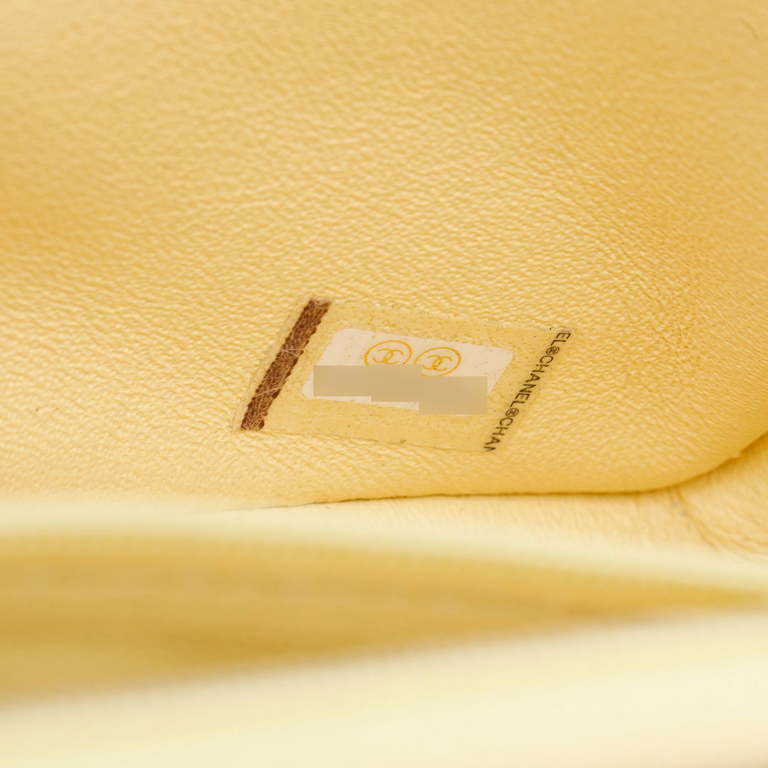 Chanel 2020 Yellow Lambskin Quilted Mini Rectangular Flap Bag w/ Box, Receipt & Authenticity Card