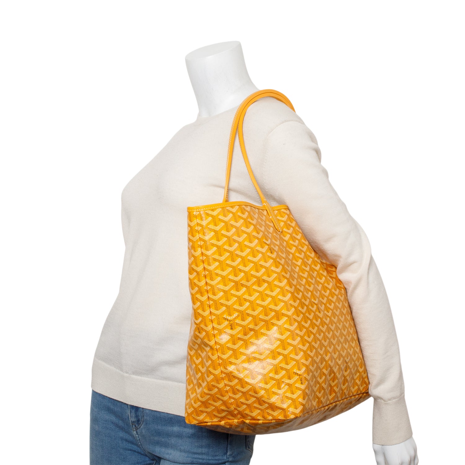 Goyard 2023 Yellow Monogram Saint Louis GM w/ Pouch