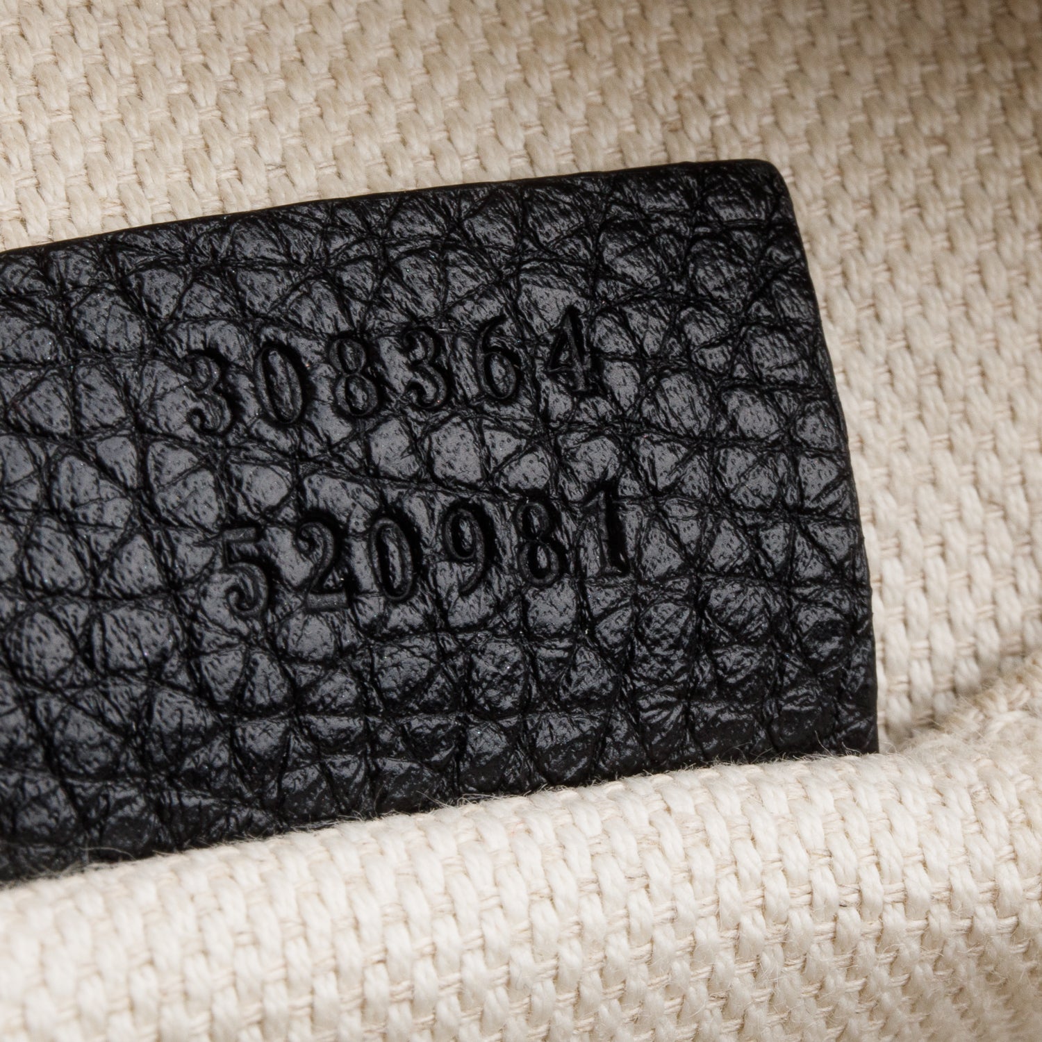 Gucci Black Pebbled Calfskin Leather Small Soho Disco Bag