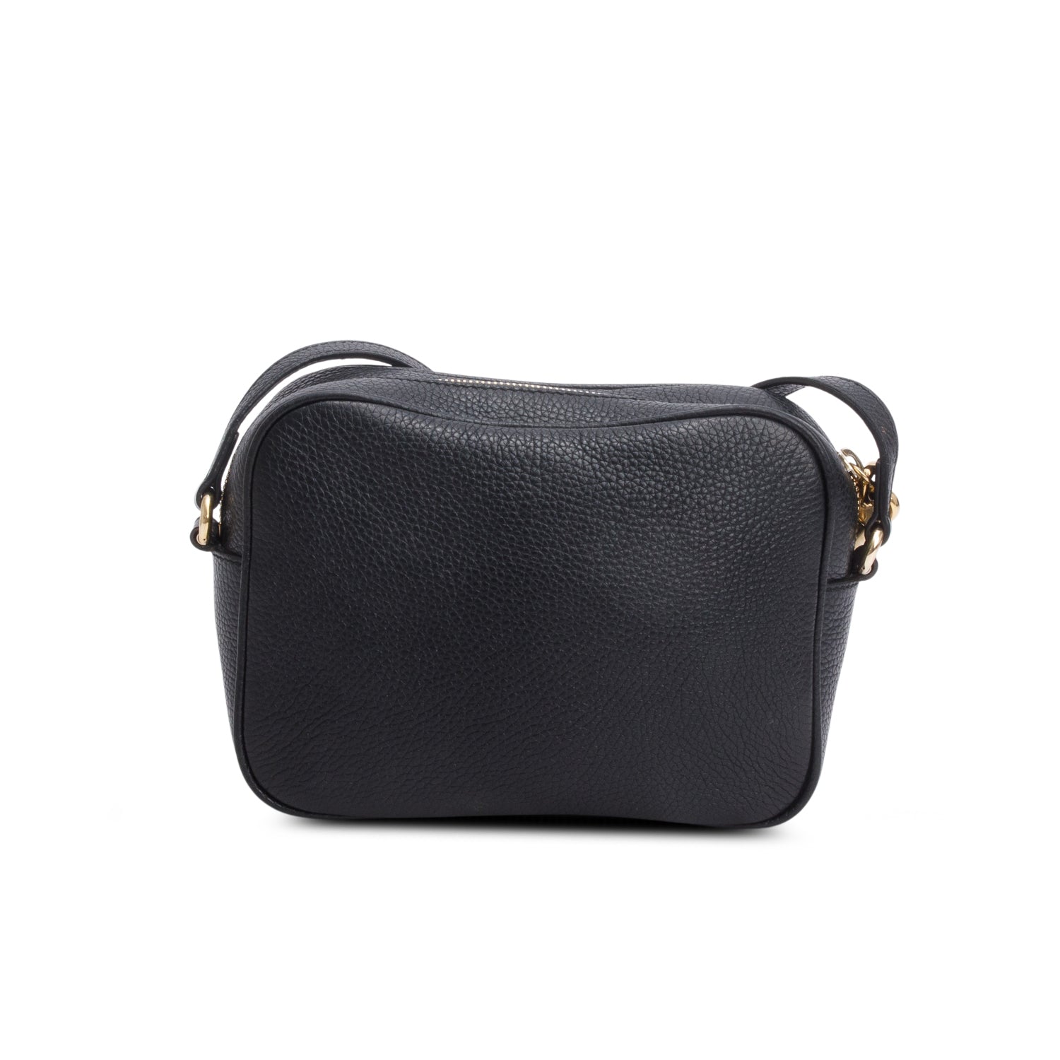 Gucci Black Pebbled Calfskin Leather Small Soho Disco Bag