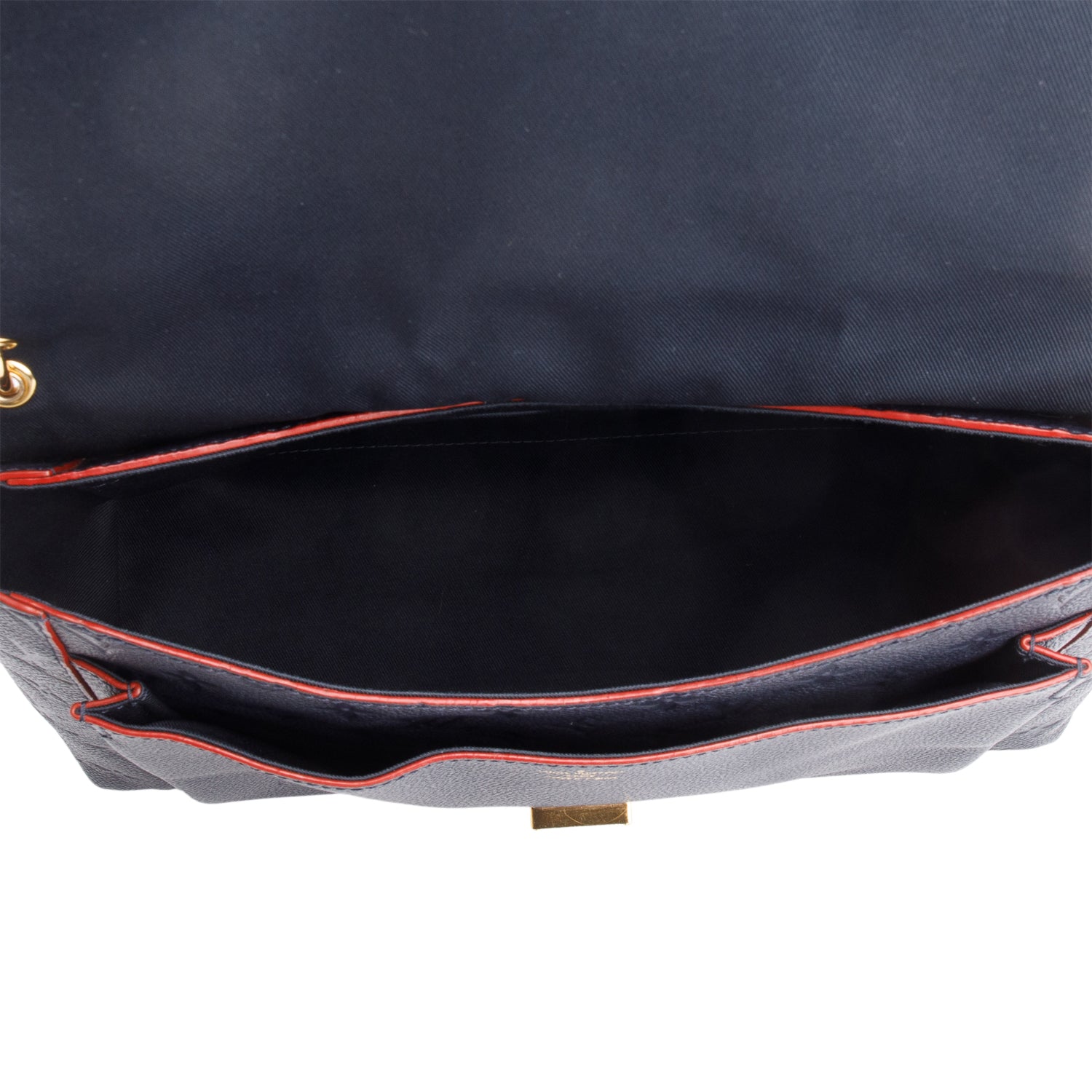 Louis Vuitton Navy Empreinte Blanche MM w/ Strap