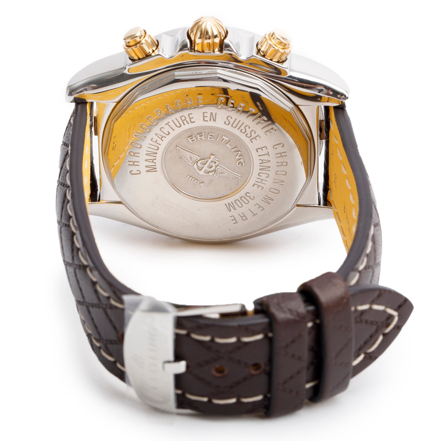 Breitling Stainless Steel & 18k Yellow Gold Chronomat Evolution 44 MM Automatic Chronograph Watch B13356