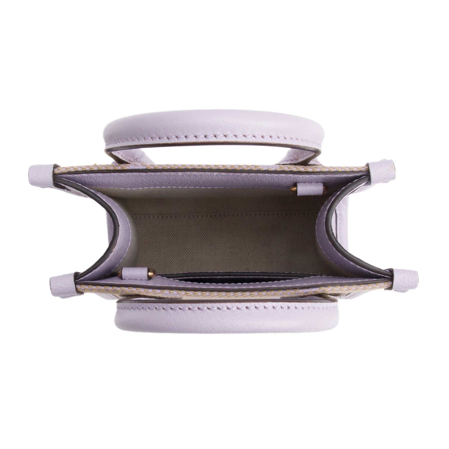 Gucci Purple Monogram Jumbo GG Textured Dollar Calfskin Mini Tote Bag w/ Strap