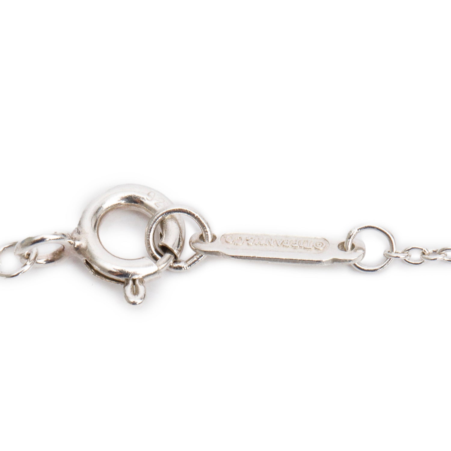 Tiffany & Co. Sterling Silver Small 1837 Interlocking Circles Pendant Necklace