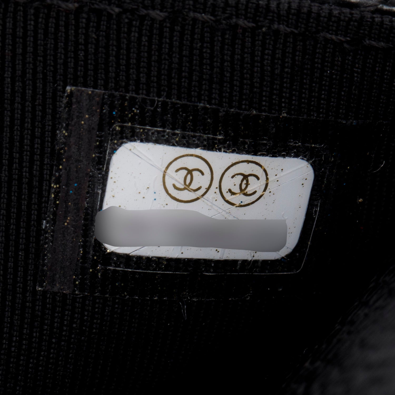 Chanel Black Quilted Caviar Leather Classic Wallet on Chain w/ Box, Receipt & Athenticity Card